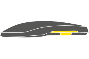 Carousel Icon Carrier ski box for secured cargo